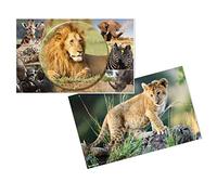 (TG. 550 x 350 mm) HERMA 19676 - Sottomano con animali africani, 55 x 35 cm, ant