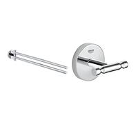 (TG. 560 mm) Grohe Porta Salviette Essentials Cromo 40371001 & Gancio Baucosmopo