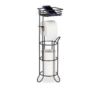 (TG. 57,5x18,5x17,5 cm) Relaxdays Piantana Portarotolo, Autoportante con Ripiano