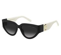 (TG. 57) Marc Jacobs Marc 645/s Sunglasses, 80S/9O Black White, 57 Unisex - NUOV