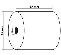 (TG. 57mm x 60mm x 33m) Exacompta - Confezione di rotoli - NUOVO