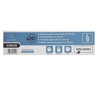 (TG. 57x30mm) Exacompta 43942E - Confezione di 20 bobine termiche per carta di c