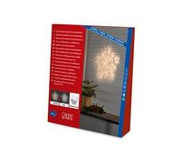 (TG. 58 x 58 x 1 cm) Konstsmide 4470 - 103 LED acrilico fiocco di neve/per est