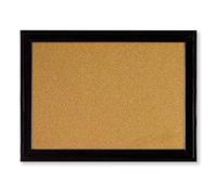 (TG. 585 x 430 mm) NOBO Pann. sug. cornice legno nera 585x430mm - 1903922 - NUOV