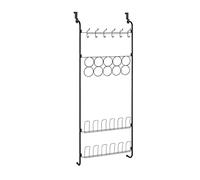 (TG. 59 x 150,5 x 18,5 cm) WENKO Organizer per Porta, Adatto per Porte da 2 a 4