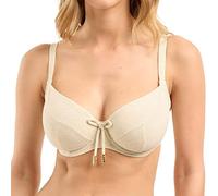 (TG. 5C) Sans Complexe Bain Glow It Up Bikini Top, Avorio Dore, 4C Women's - NUO