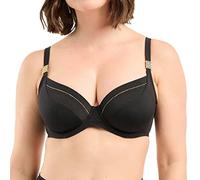 (TG. 5E) Sans Complexe Bain Speekaboo Shape Bikini Top, Nero, 100E Women's - NUO