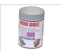 (TG. 5m length 400g) FAITHFULL Carburo di Silicio finitura 5m Rotolo x 115 mm 40