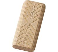 (TG. 5X30/1800) Festool 493296 - Tassello in legno di rovere Domino, con solchi