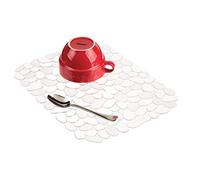 (TG. 5x5x5 cm) InterDesign Pebblz Tappetino scolapiatti, Grande tappetino protet