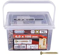 (TG. 6,0 x 100 mm) CONNEX - Viti universali/per pannelli di legno, 6 x 100 mm, t