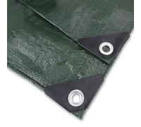 (TG. 6.00 x 8.00 m) NOOR incatramata, 90g / m², 6.00 x 8.00 m, Colore: Verde, P