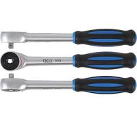 (TG. 6,3 mm (1/4")) Carraca reversible con mango giratorio | 6,3 mm (1/4") - NUO