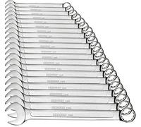 (TG. 6-32 mm) Gedore - Set di chiavi combinate ad anello, 21 pezzi, SW 6-32, in