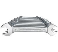 (TG. 6 - 34 , 12-teilig) GEDORE, Set di chiavi a doppia forchetta - 6-122 ISO -