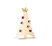 (TG. 6.5 x 32 x 26.5) Alessi Bark for Christmas Decorazione Natalizia, Acciaio A