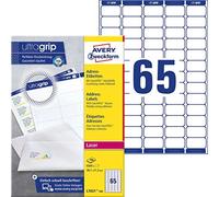 (TG. 6.500 Stück, 38,1 x 21,2 mm) Avery Etic.Mini Indir 38.1X21.2 Singolo - NUO