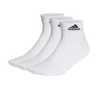 (TG. 6-7 anni) adidas Unisex Kids Thin and Light 3 Pairs Ankle Socks, White/Blac