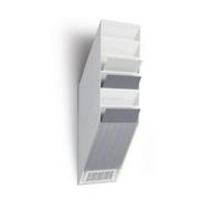 (TG. 6) Durable - Flexiboxx 6 A4, Espositore da Parete, Formato A4 Verticale, 6