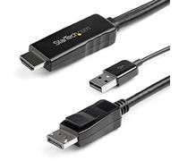 (TG. 6 ft / 2m) StarTech.com Cavo adattatore HDMI a DisplayPort da 2m alimentato
