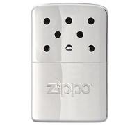 (TG. 6 Hour) Zippo Scaldamani Handwarmer Originale da Tasca in Metallo - Argento