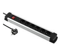 (TG. 6 Prises) Electraline Alu-Line - Blocco, 35436 - NUOVO