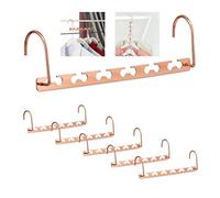 (TG. 6 pz.) Relaxdays 6X Gruccia Multipla, per 12 Stampelle, Organizer per Armad