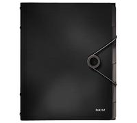 (TG. 6 Scomparti) Leitz Solid, cartellina portadocumenti PP A4 6 Scomparti nero