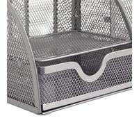 (TG. 6 Scomparti) Relaxdays Organizer Scrivania Ufficio, Cassetto, Porta-Fogliet