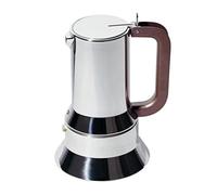(TG. 6 tazze) Alessi 9090/M Caffettiera di Design in Acciaio Inox, 10 Tazze - NU