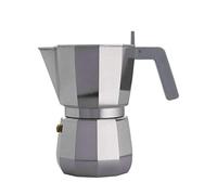 (TG. 6 tazze) Alessi DC06/6 Caffettiera Espresso, Alluminio - NUOVO