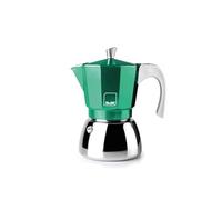 (TG. 6 Tazze) IBILI - Macchina per caffè espresso Elba Green, 6 tazze, 300 ml,