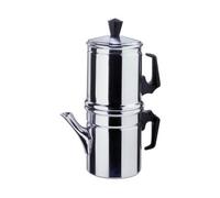 (TG. 6 Tazze) Ilsa alluminio napoletana tazzine 6 Moka Caffettiere e Guarnizioni