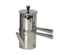 (TG. 6 Tazze) ILSA Inox napoletana tazzine Moka Caffettiere e Guarnizioni, Accia