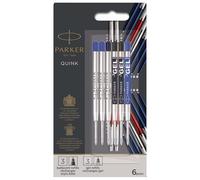 (TG. 6 unit (Confezione da 1)) Parker Jotter London Refills Discovery Pack: 3 r