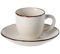 (TG. 6 Unit (Confezione da 1)) Tognana Stay, Set 6 Tazzine Caffè con Piatto, S