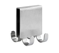 (TG. 6 x 7 x 5.5 cm) Wenko Doppio Gancio per Doccia Vieste Duo con 4 possibilit