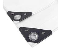 (TG. 6 x 8 m) NOOR 0400608SXXNW - Telo Impermeabile, 200 g/m², 6 x 8 m, Bianco