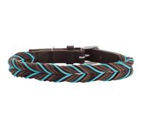 (TG. 60) HUNTER Collare per cani SOLID Education Cord, colore marrone scuro/turc