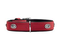 (TG. 60 (M-L)) Hunter - Collare per cani in finta pelle, con applicazioni a form