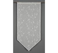 (TG. 60 x 120 cm) GARDINIA Pannello a Punta con Ricamo a Fiori, Decorazione per