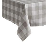 (TG. 60 x 120) Elrene Farmhouse Living Tovaglia a Quadretti Buffalo, Nero/Bianco