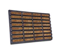 (TG. 60 x 40 cm (Rettangolare)) HANSE Home Brushes Zerbino in cocco e gomma, 40