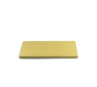 (TG. 60 x 40 x 1.2 cm) Decora, 0931377 Sottotorta Rigido Rettangolare, Color Oro