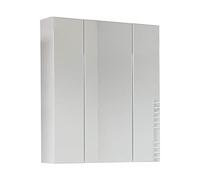 (TG. 60 x 74 x 18 cm) trendteam smart living Armadietto con Specchio, Bianco, 60