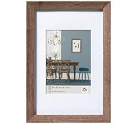 (TG. 60 x 80 cm) Walther Design EF080N Fiorito, Cornice in Legno, Noce, 60 x 80
