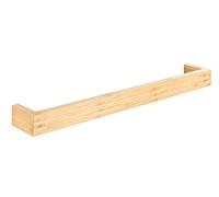 (TG. 60 x 9 x 5 cm) Wenko Barra portasciugamani Bambusa in bambù, 60 cm, portas