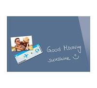 (TG. 60l x 40Al cm) BeBoard B1207 Lavagna magnetica di vetro, 60 x 40 cm, blu -