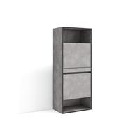 (TG. 60x35x145 cm) Skraut Home | Scarpiera | Mobile Salvaspazio | 60x145x35 cm |