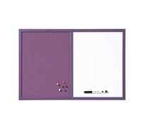 (TG. 60x40) Bi-Office MX03435411 Pannello Combinato Organiser Scuola, 60x40, Vio